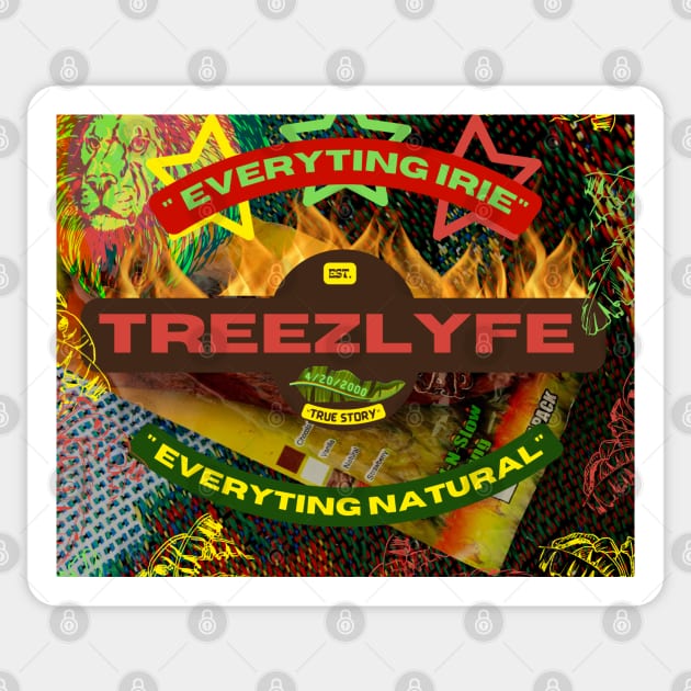 TreezLyfe Blunt Company V1 Sticker by CityLyfeNYC